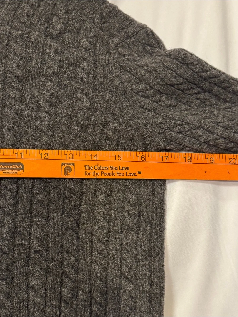 J. Crew Charcoal Cable-Knit Button Cardigan